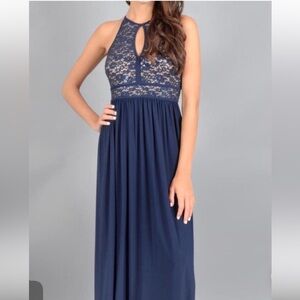 Nightway women dress size 10 color blue